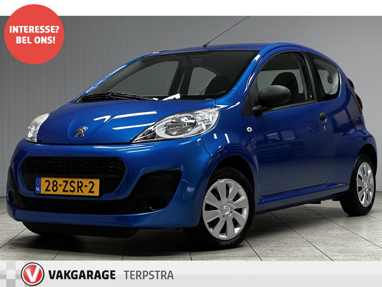 Peugeot 107 - 1.0 Access Accent/ Airco!/ Radio-CD+AUX/ Stuurbekr./ Airbags/ Bumpers In Kleur. - AutoWereld.nl