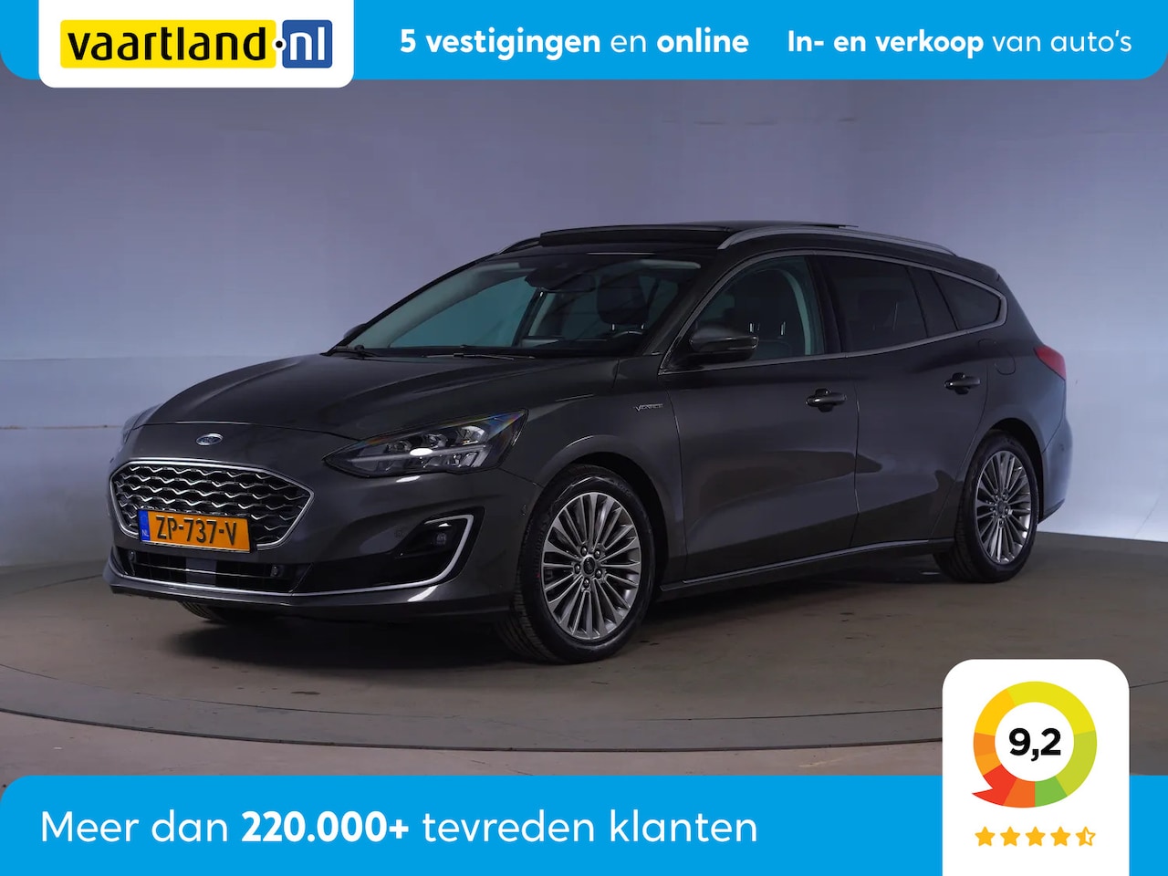 Ford Focus Wagon - 1.0 EcoBoost Vignale [ LED Panorama Leder Navi Camera ] - AutoWereld.nl