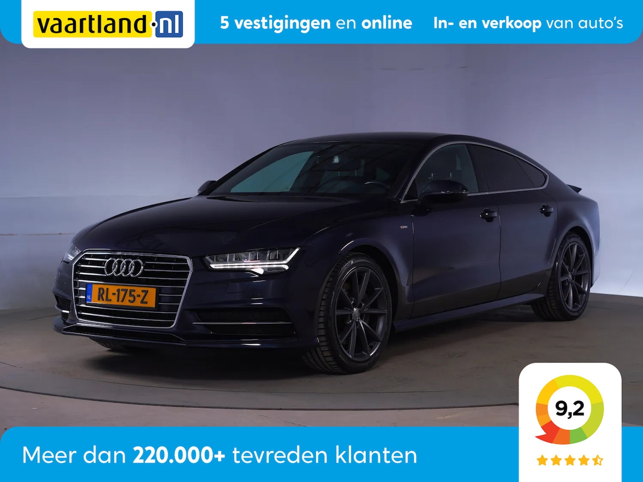 Audi A7 - 2.0 TFSI 252pk S-line edition Aut. [ Navi Leder Full LED Stoelverwarming ] - AutoWereld.nl