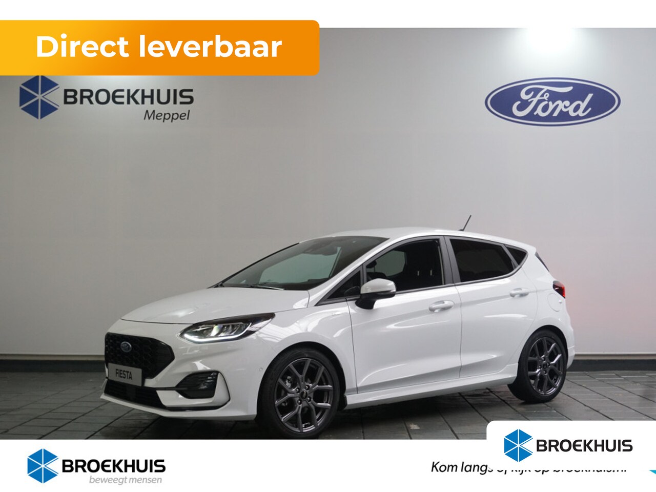 Ford Fiesta - 1.0 EcoBoost Hybrid ST-Line X | 125pk! | Winter Pakket | B&O | Draadloze Telefoonlader | C - AutoWereld.nl