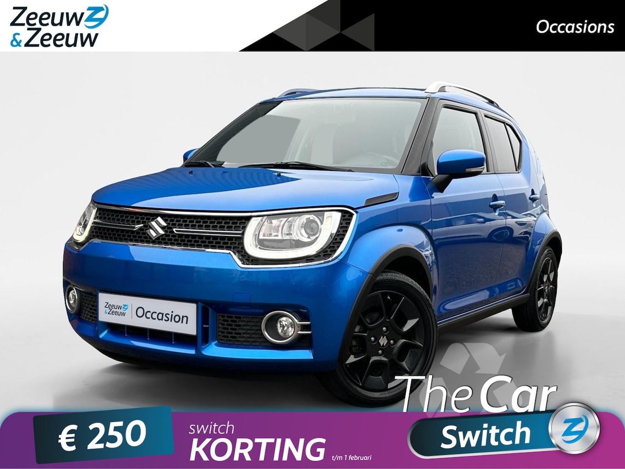 Suzuki Ignis - 1.2 Stijl |Zeer compleet|Dealer onderhouden|Volledig lederen bekleding|1e eigenaar|Achteru - AutoWereld.nl