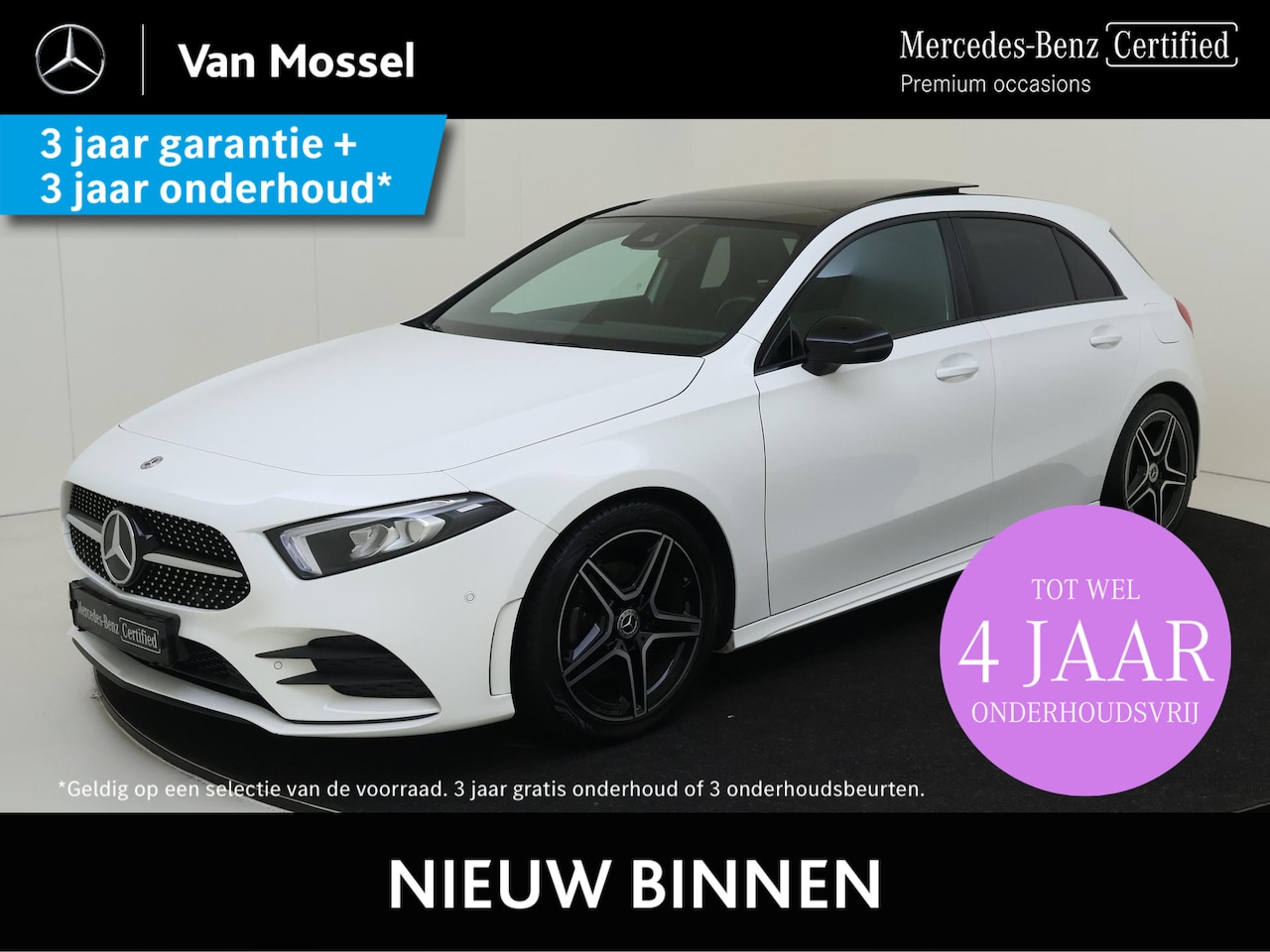 Mercedes-Benz A-klasse - 200 Business Solution AMG /Night /Pano /Parktronic /18" /High-performance Led /Stoelverwar - AutoWereld.nl