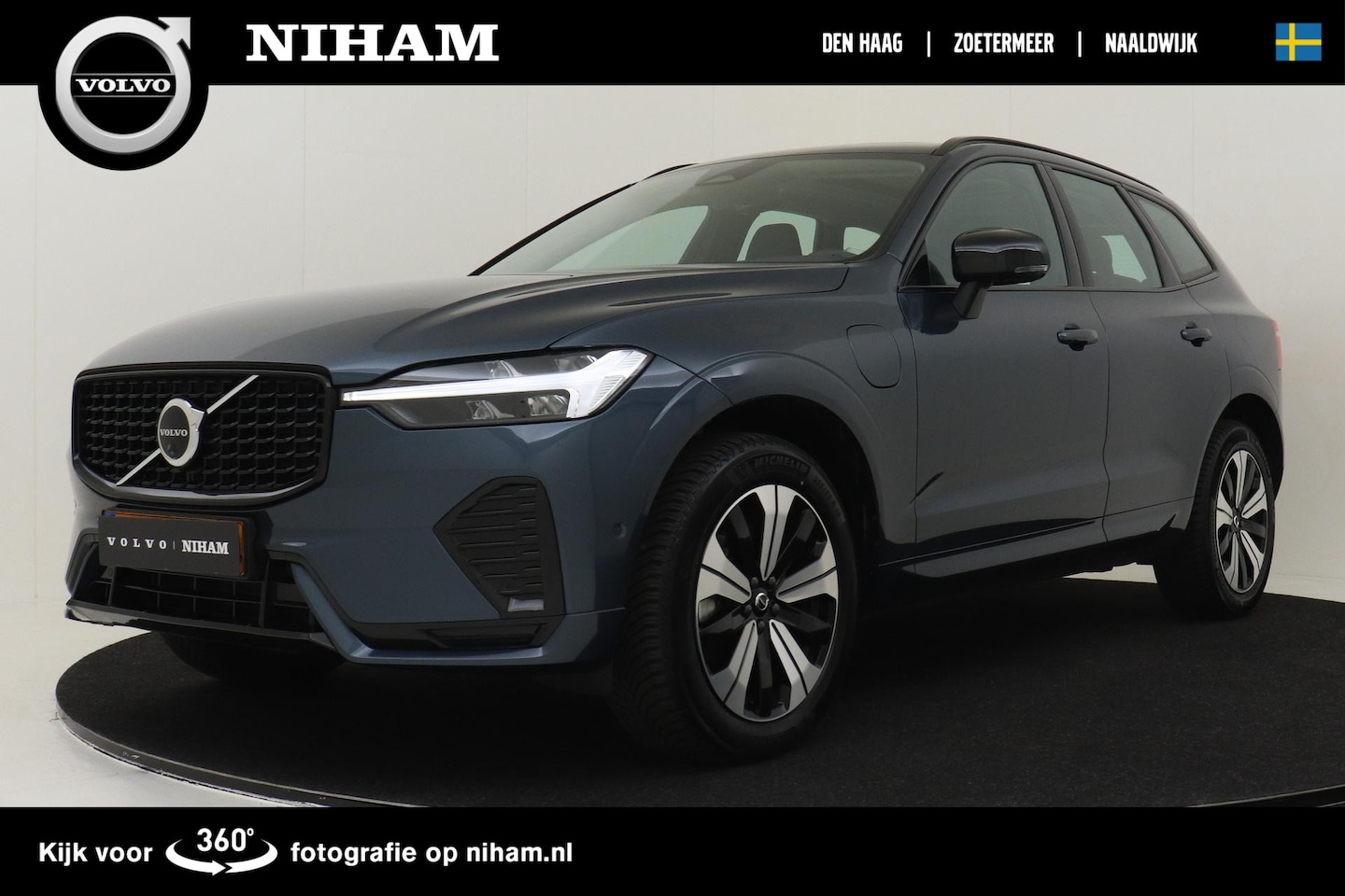 Volvo XC60 - T6 RECHARGE AWD PLUS DARK -PANO.DAK|POWER-SEATS|360°CAM|TREKHAAK - AutoWereld.nl