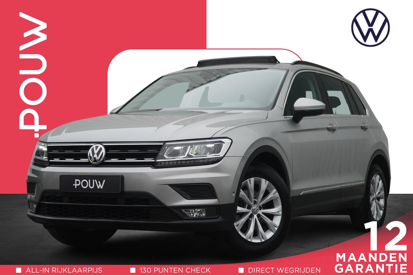 Volkswagen Tiguan - 1.4 TSI 150pk DSG ACT Comfortline | Trekhaak Wegklapbaar | Panoramadak | Rondomzicht Camer - AutoWereld.nl