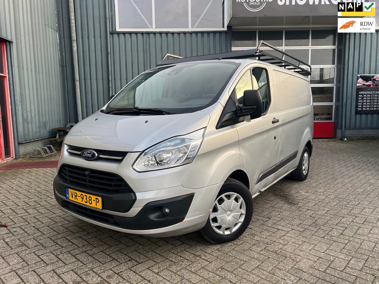 Ford Transit Custom - 290 2.2 TDCI L1H1 Trend APK/Airco/NAP/Dak imperiaal/Trekhaak/3 Zits - AutoWereld.nl