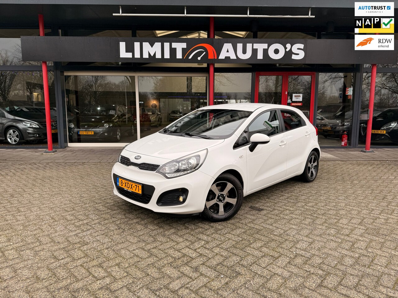 Kia Rio - 1.2 CVVT BusinessLine Airco/El.ramen/Cruise/Multi.stuur/Led/Lmv/Nap/Apk - AutoWereld.nl