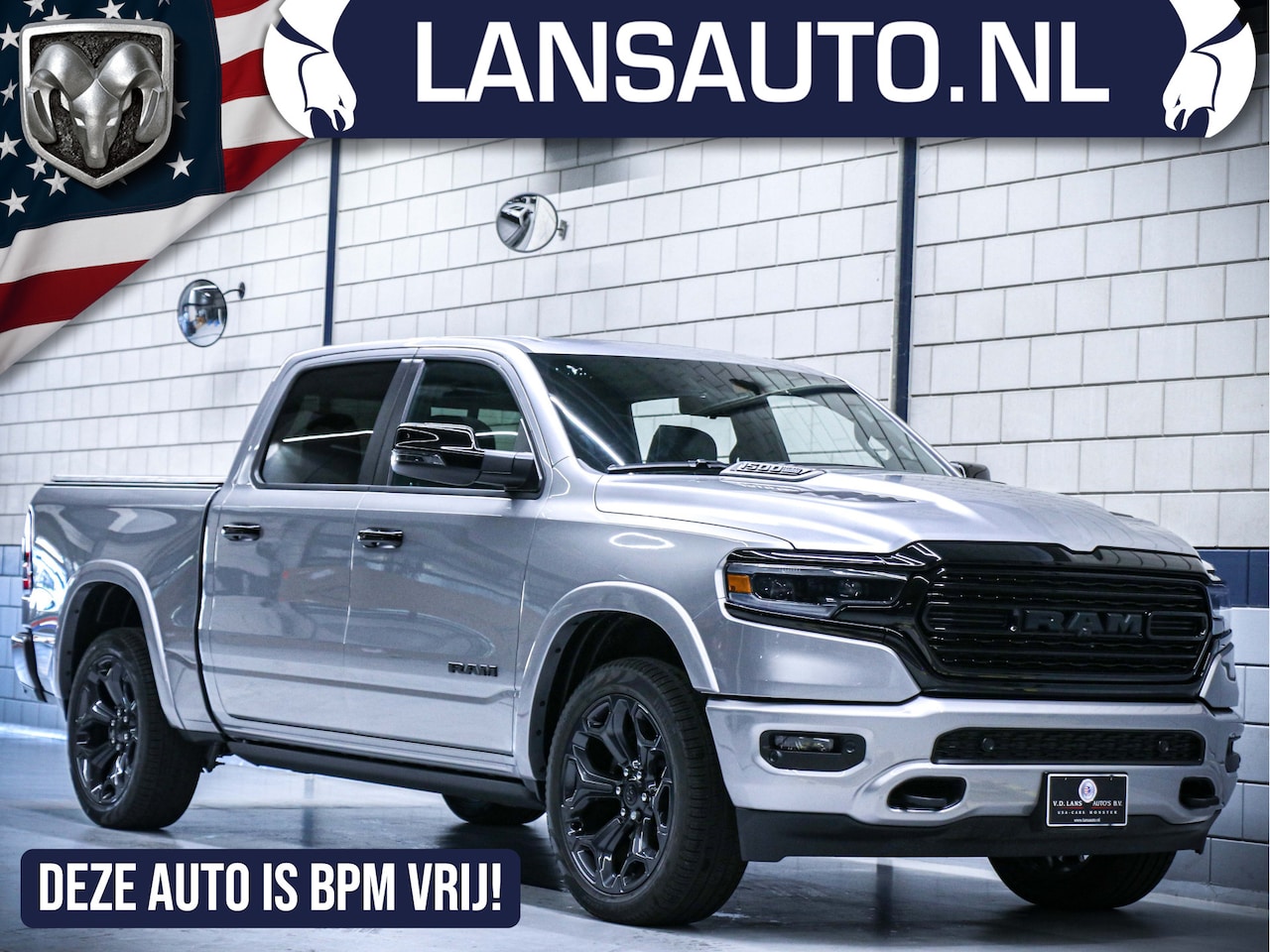 Dodge Ram 1500 - Limited Night Edition | Luchtvering | Head-Up Display | - AutoWereld.nl