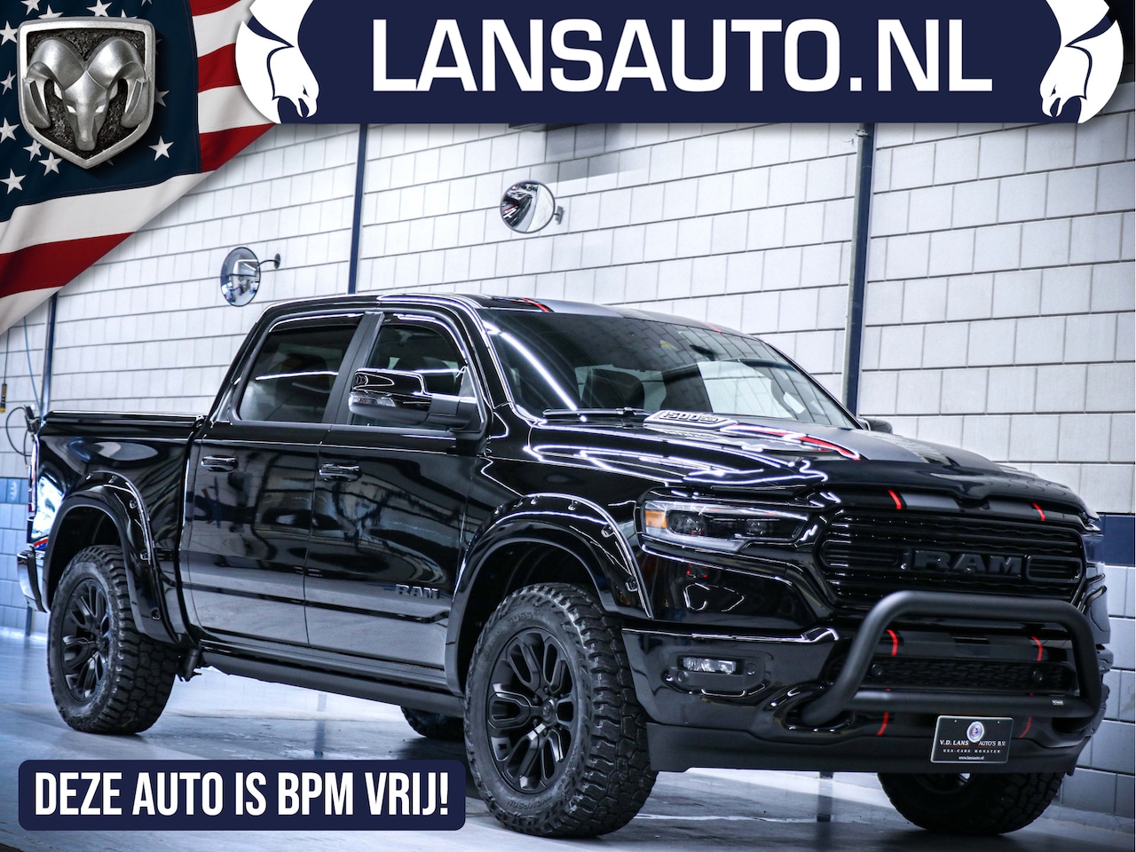 Dodge Ram 1500 - Limited Night Edition | Digitale cluster | 5.7L HEMI V8 - AutoWereld.nl