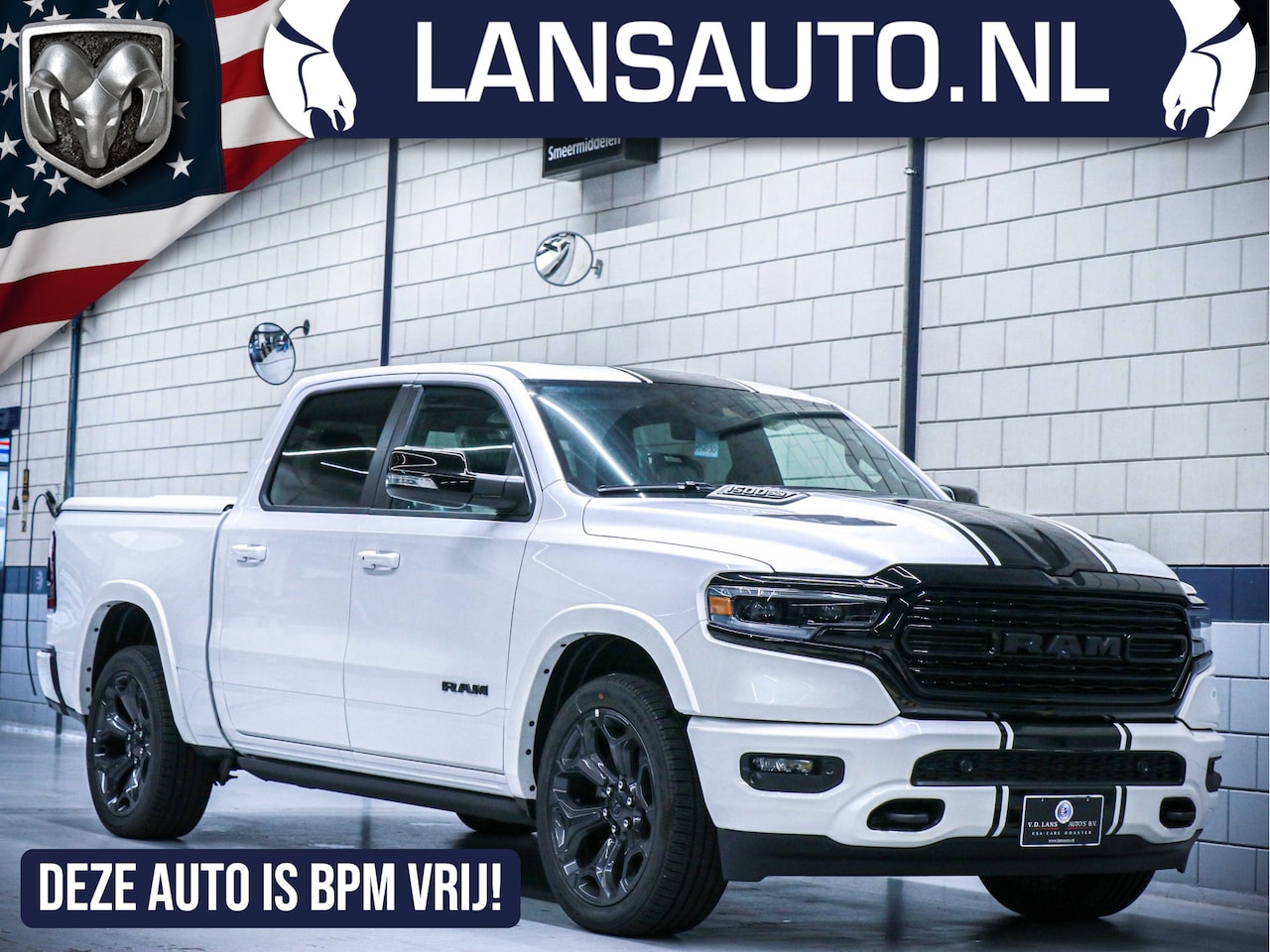 Dodge Ram 1500 - Crew Cab Limited Night Edition | 12" display | Luchtvering | Head-up | Multi Tailgate - AutoWereld.nl