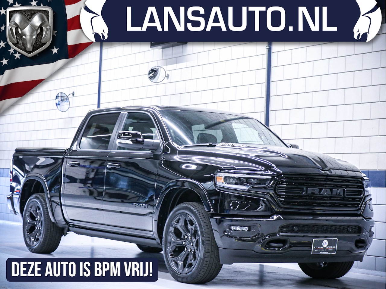 Dodge Ram 1500 - Limited Night Edition | Digitale cluster | 5.7L HEMI V8 - AutoWereld.nl