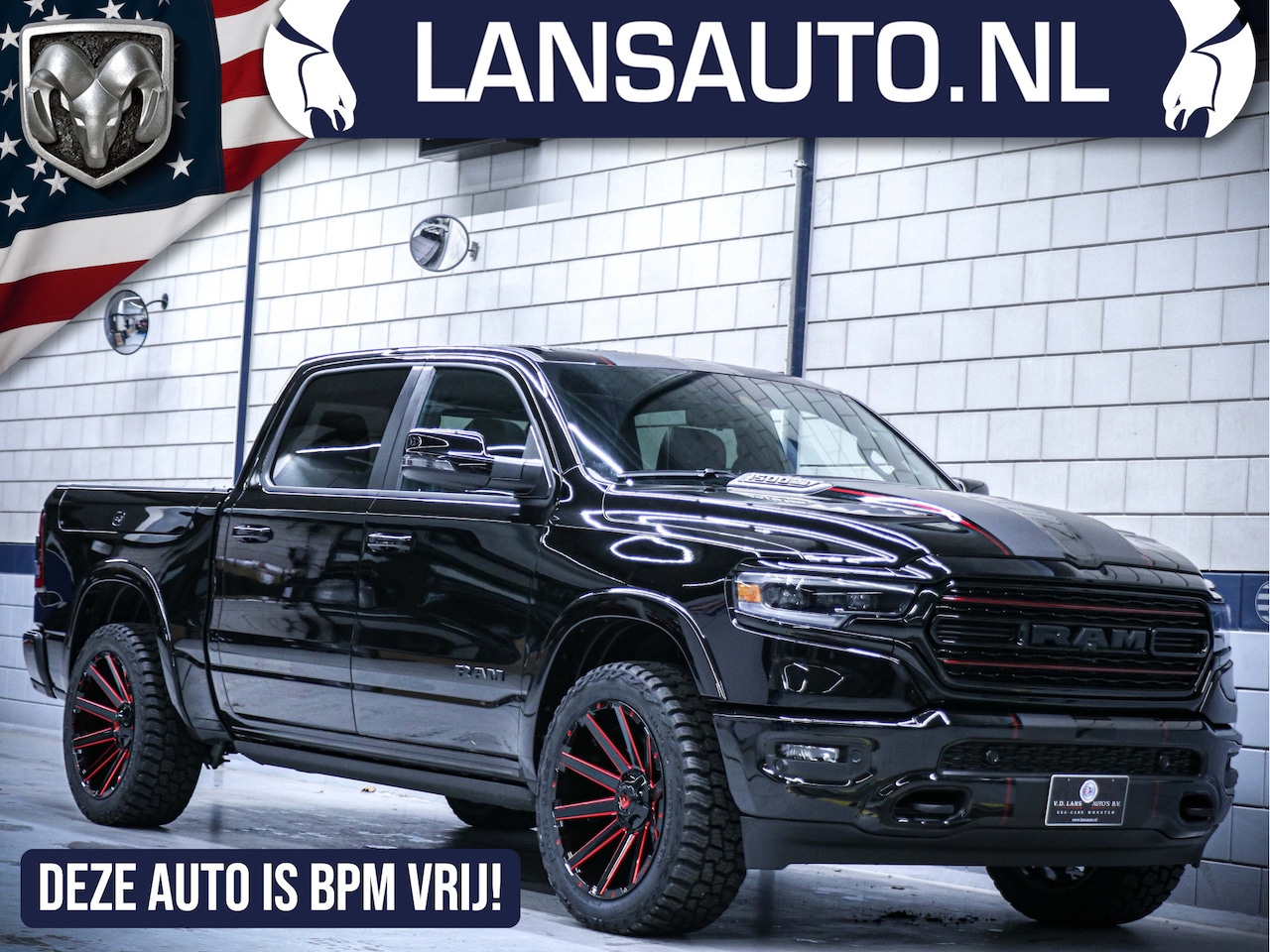 Dodge Ram 1500 - Crew Cab Limited Night Edition Rambox | Digitale cluster - AutoWereld.nl