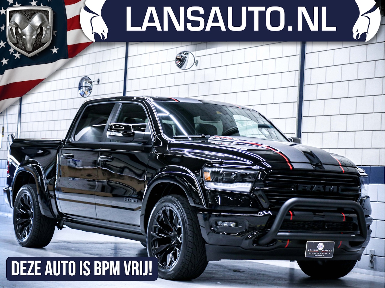 Dodge Ram 1500 - Laramie Night Edition 5.7L Hemi V8| 12" Uconnect - AutoWereld.nl