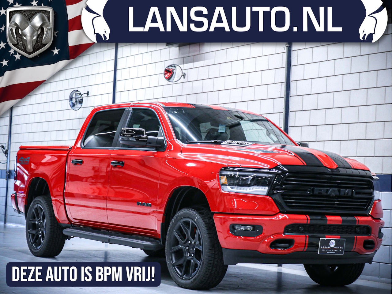 Dodge Ram 1500 - Laramie Night Edition | 5.7L Hemi V8 | 12" Uconnect - AutoWereld.nl