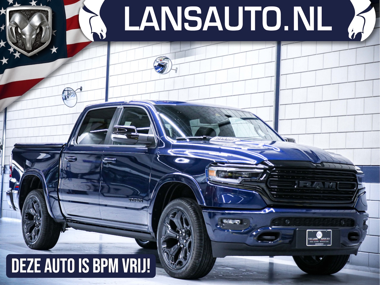 Dodge Ram 1500 - Crew Cab Limited Night Edition | Luchtvering | Head-up display Fully loaded - AutoWereld.nl