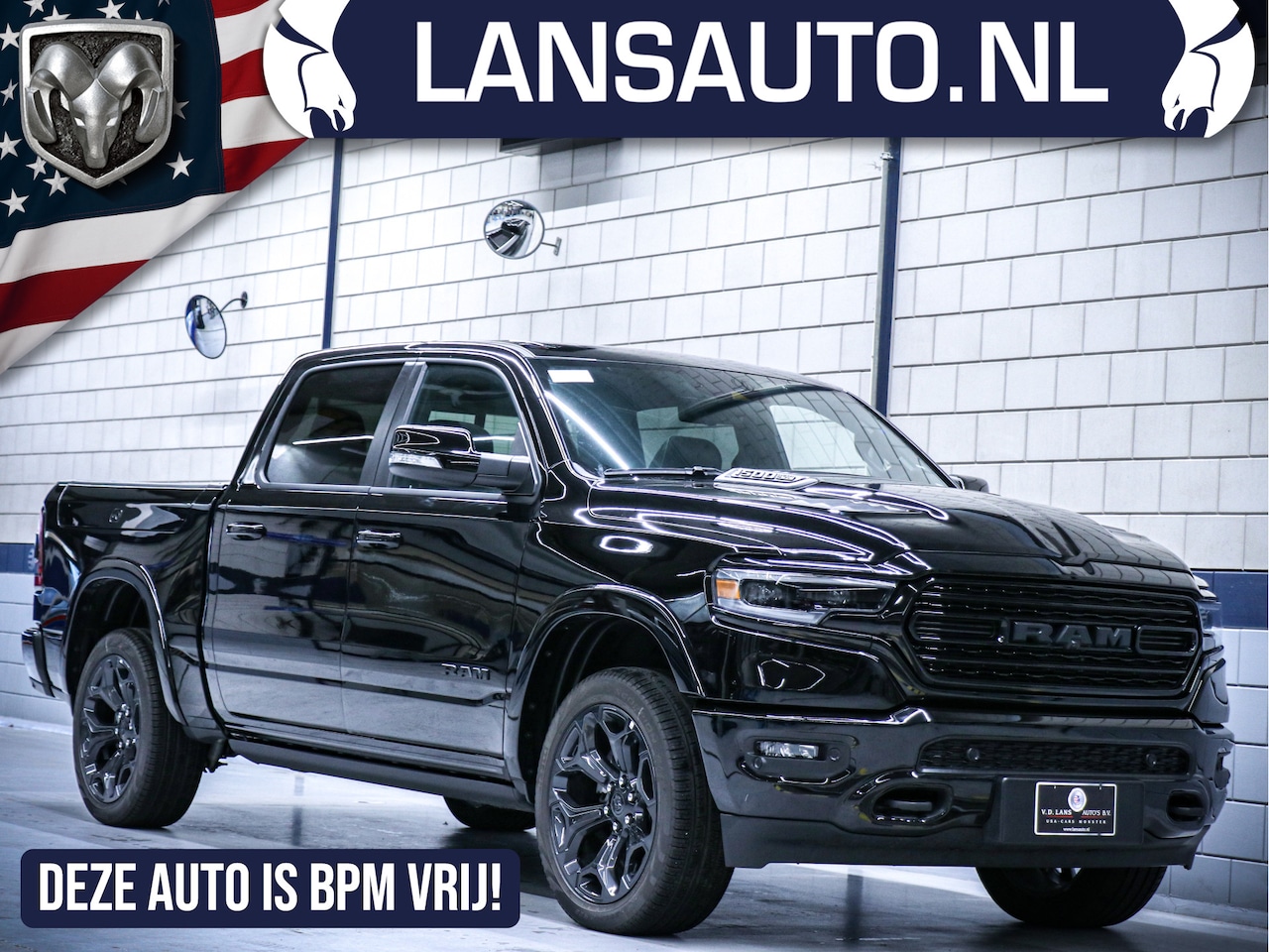 Dodge Ram 1500 - Crew Cab Limited Night Edition Rambox | Digitale cluster - AutoWereld.nl