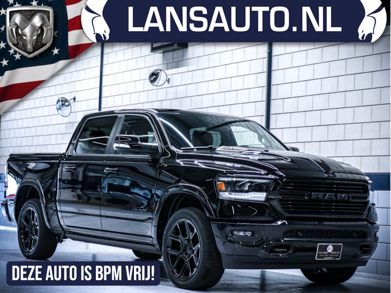 Dodge Ram 1500 - Laramie Night Edition 5.7L Hemi V8| 12" Uconnect - AutoWereld.nl