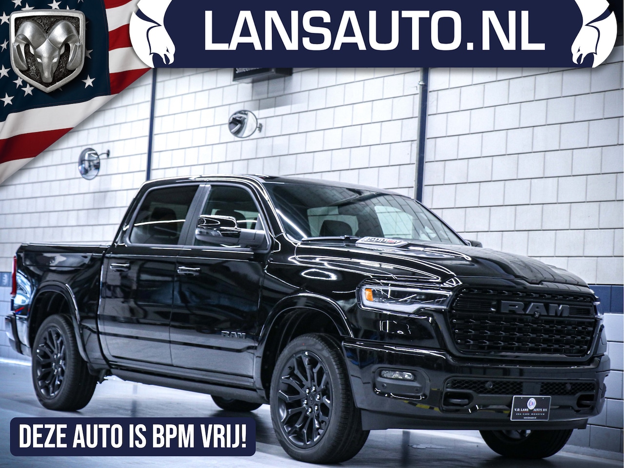 Dodge Ram 1500 - Limited Night Hurricane | BPM-vrij leverbaar! | 3.0L High Output 540pk 4x4 Crew Cab - AutoWereld.nl