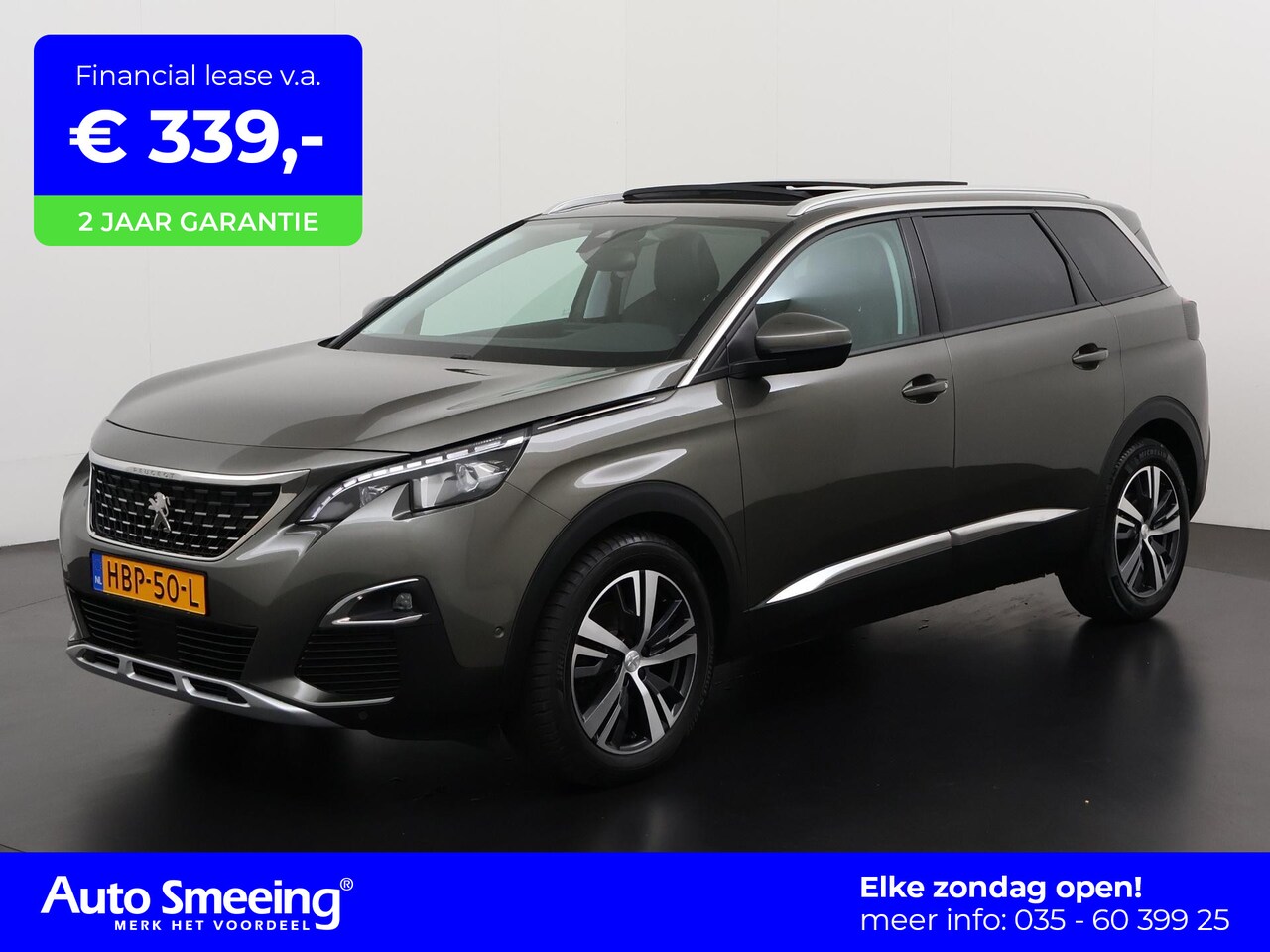 Peugeot 5008 - 1.2 PureTech Allure 7 persooons | Panoramadak | Trekhaak | Camera | Zondag Open! - AutoWereld.nl