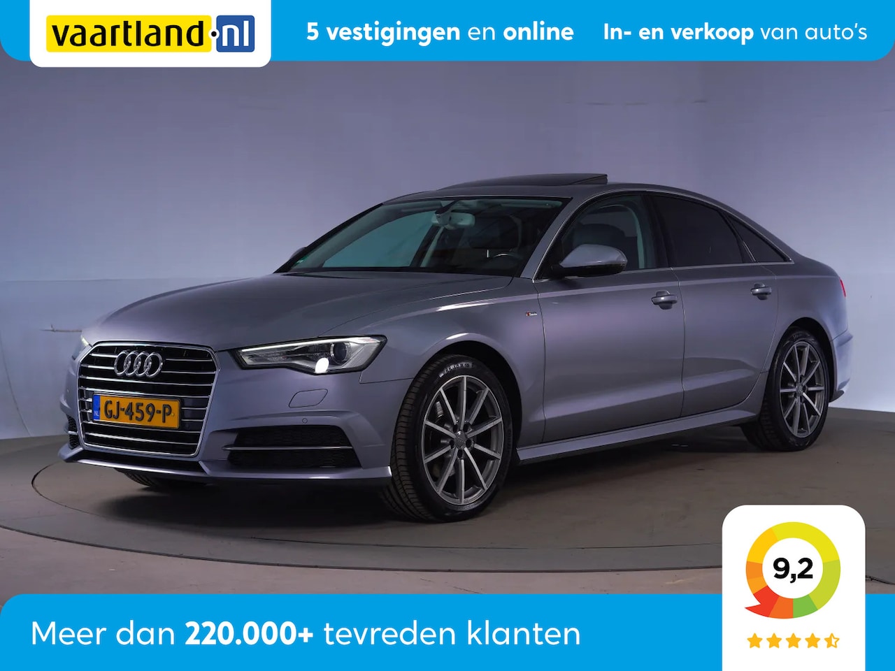 Audi A6 Limousine - 1.8 TFSI Ultra Premium Sport Aut. [ Schuifdak Xenon Leder Sport-comfortstoelen ] - AutoWereld.nl