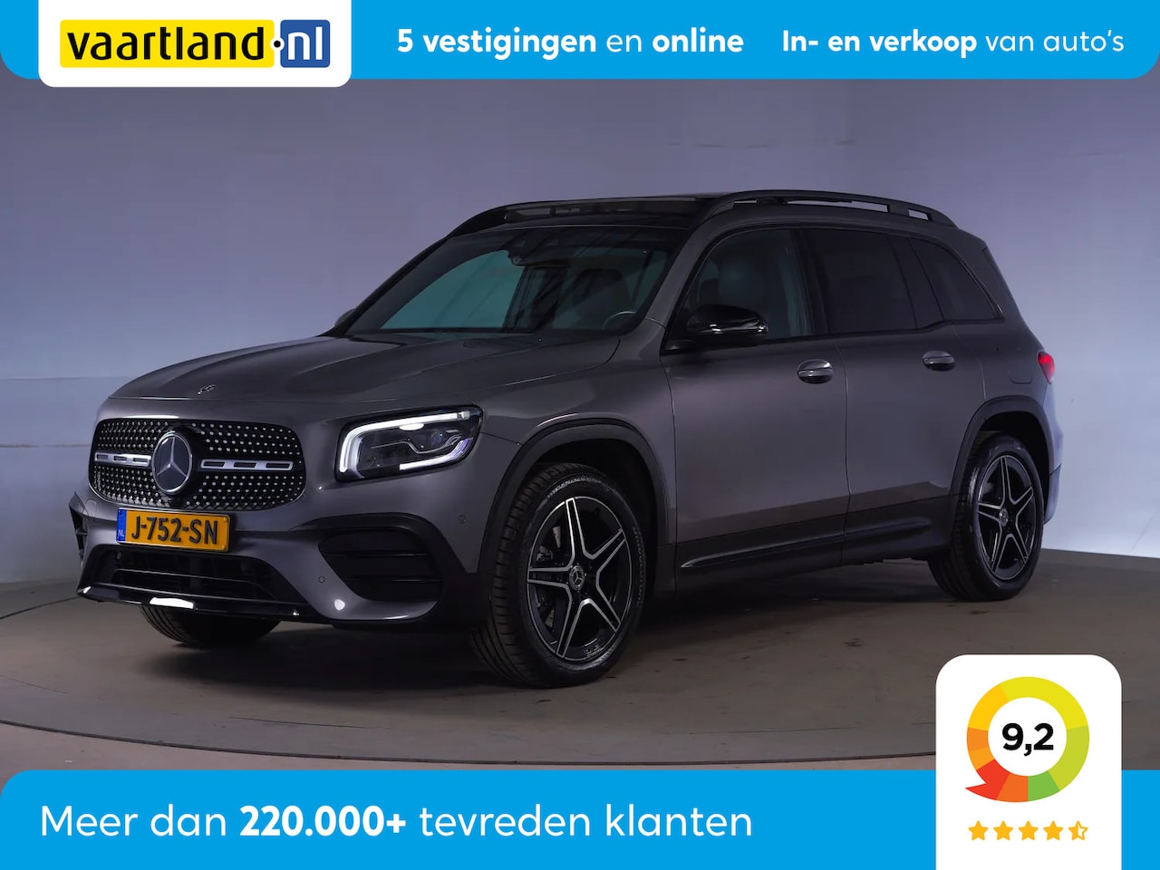 Mercedes-Benz GLB - 200 AMG Line Night pakket [ Panorama Widescreen Memoryseats Sfeerverlichting ] - AutoWereld.nl