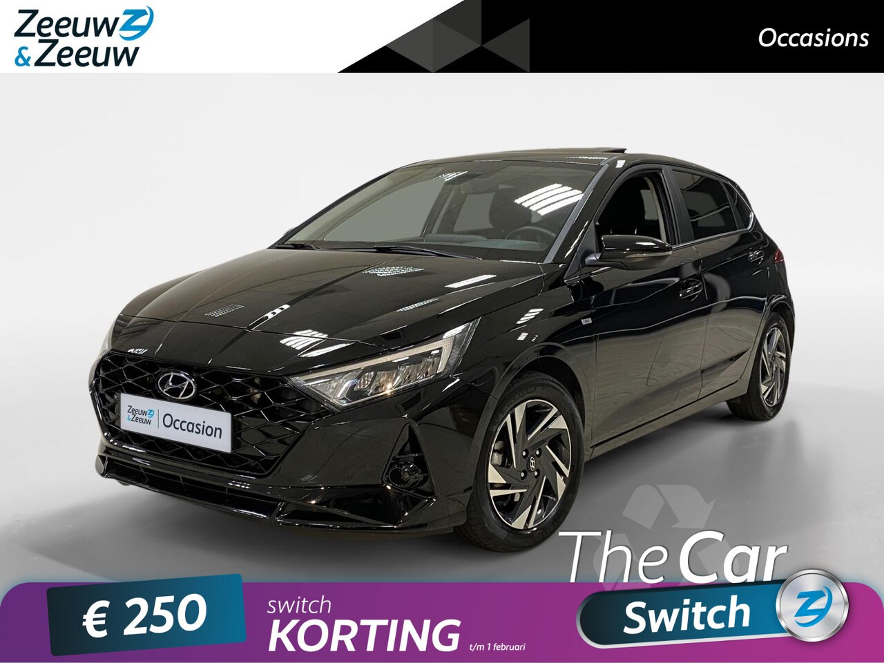 Hyundai i20 - 1.0 TURBO | PREMIUM SKY | AUTOMAAT OPEN DAK | - AutoWereld.nl