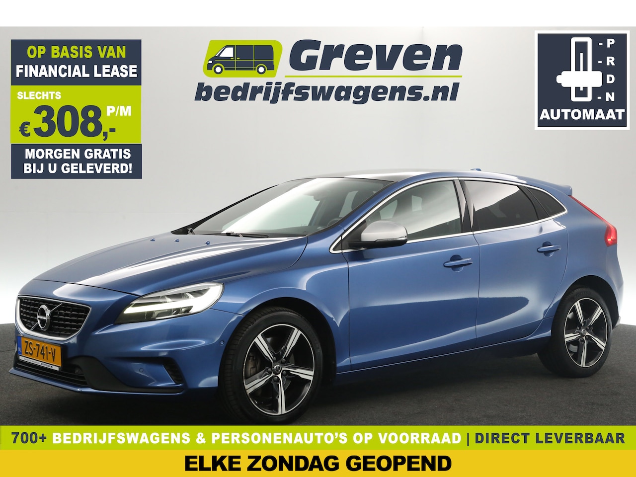 Volvo V40 - 1.5 T3 | R-design | 153PK Automaat Pano-View LED Camera Clima Cruise PDC Navi 17"LMV - AutoWereld.nl