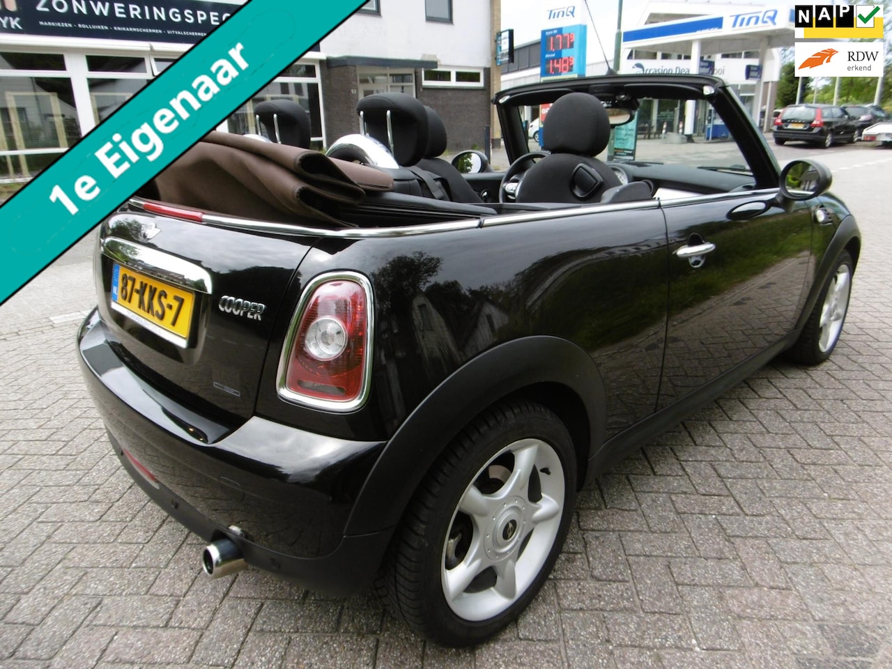 MINI Cabrio - Mini 1.6 Cooper Airco Cruise 120pk Elektr. kap 1e eigenaar Historie - AutoWereld.nl