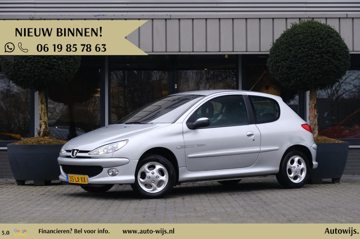 Peugeot 206 - 1.4 Quiksilver|Airco|LM-Velgen|167DKM NAP|APK 7-2025 - AutoWereld.nl