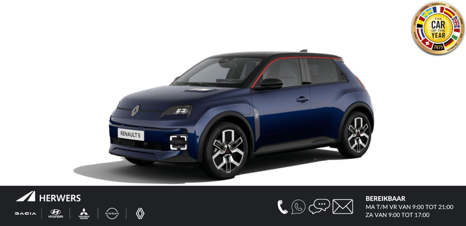 Renault 5 - R5 Techno 150 pk comfort range / Nieuw te bestellen / Levering 2025 / Kom langs voor alle - AutoWereld.nl