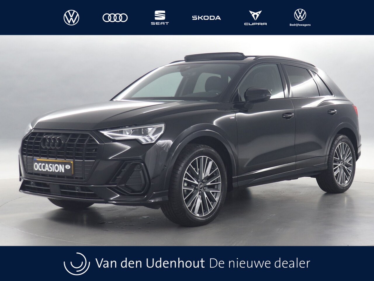 Audi Q3 - 35 TFSI 150pk S edition Competition S-tronic / Navigatie / Panoramadak / Camera / Stoelver - AutoWereld.nl