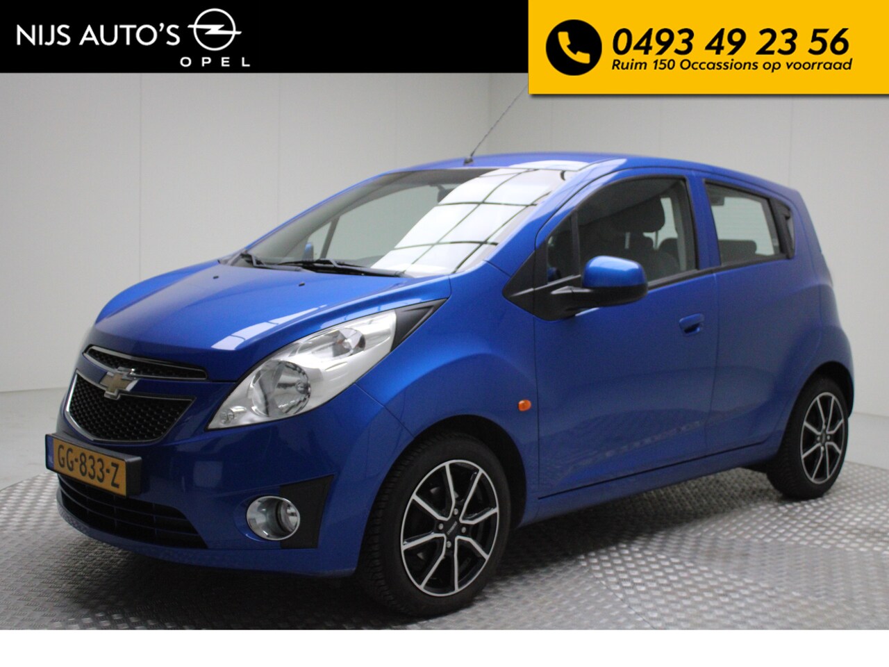 Chevrolet Spark - 1.0 16V LS | Airco | Lichtmetalen velgen | Elektrische ramen voor - AutoWereld.nl