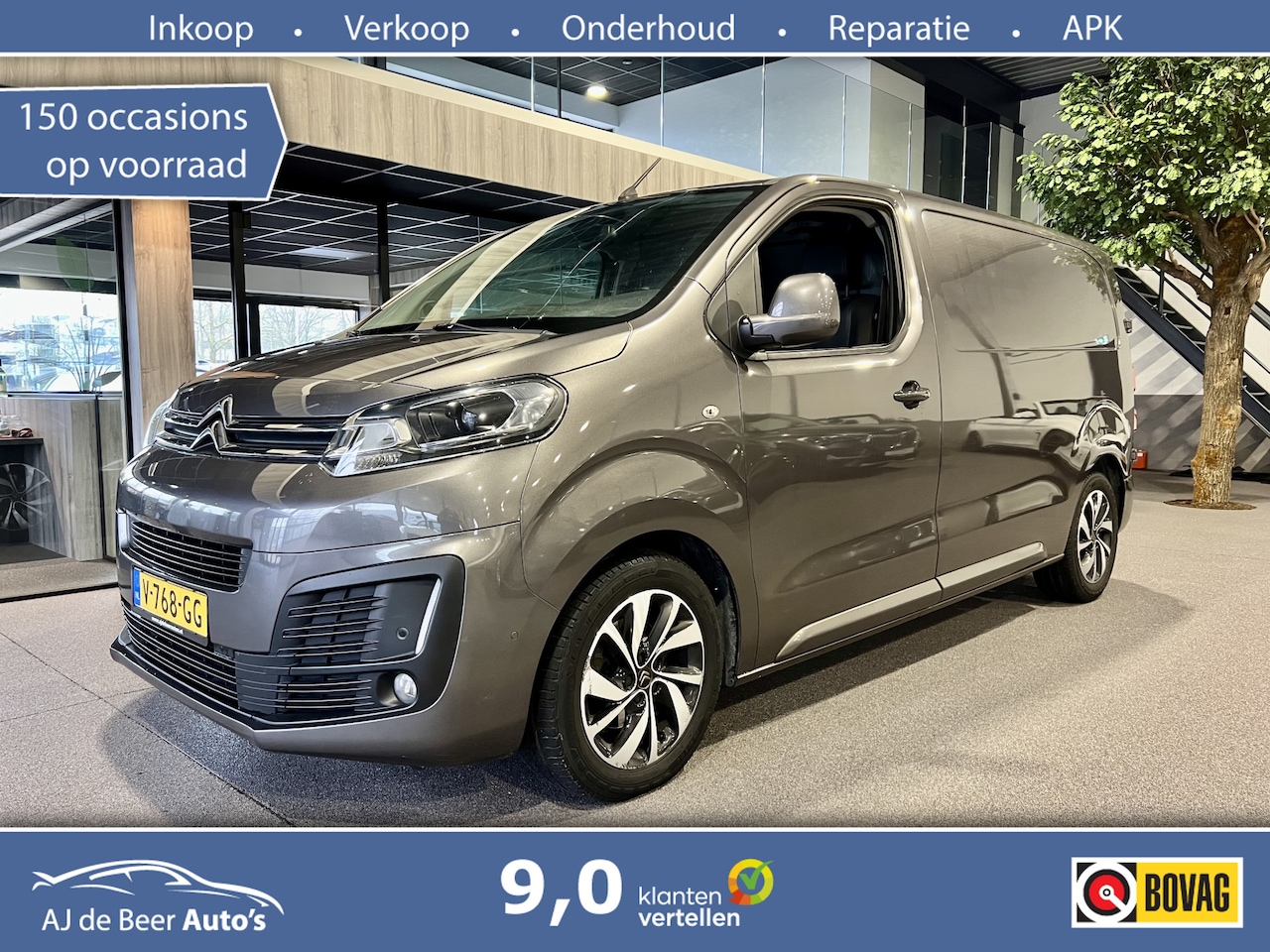 Citroën Jumpy - 2.0 BlueHDI 180 Business M S&S Automaat | 3-zits | Camera | Stoelverwarming | Electrische - AutoWereld.nl