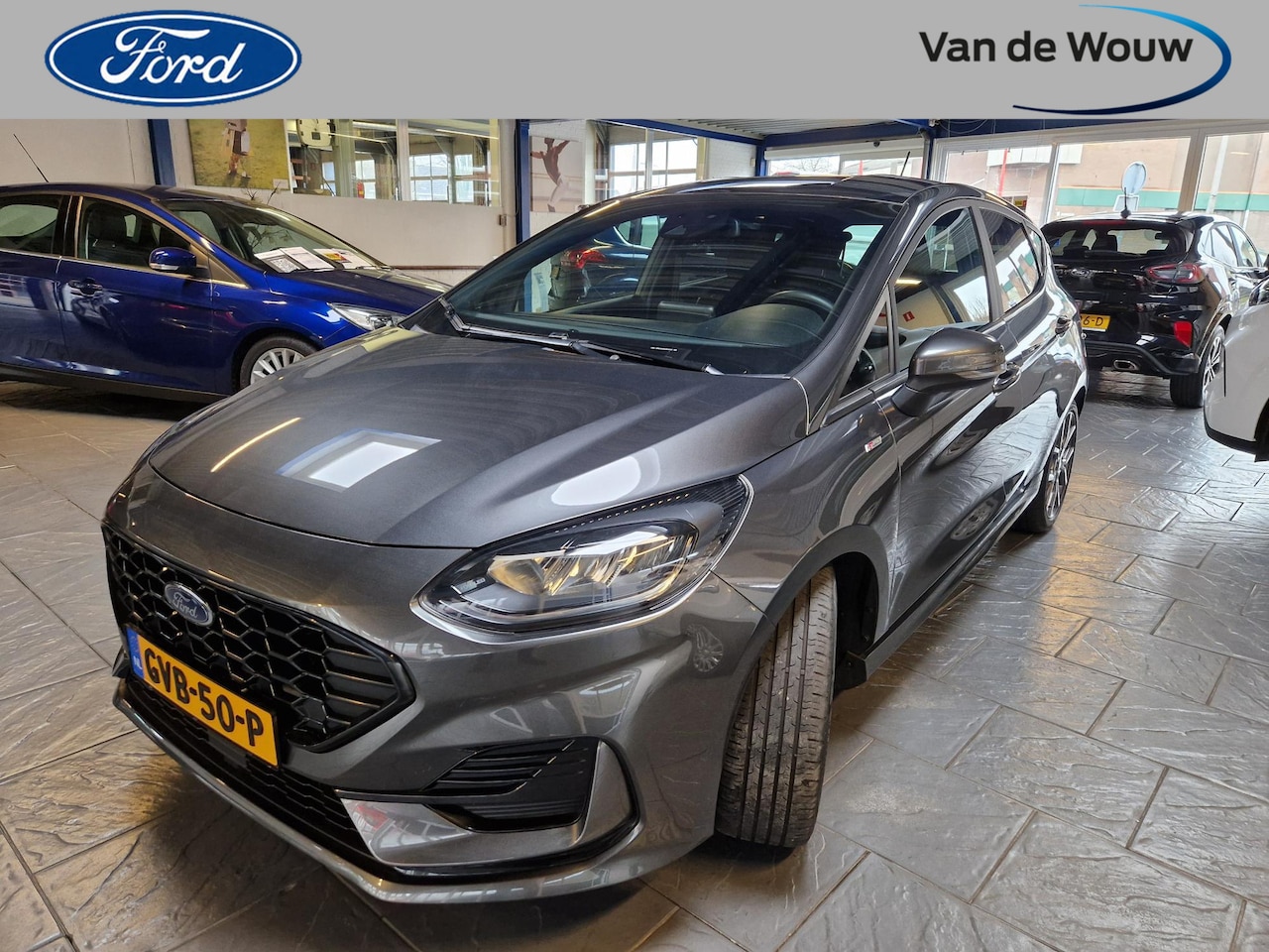 Ford Fiesta - 1.0 EcoBoost Hybrid ST-Line AUTOMAAT - AutoWereld.nl