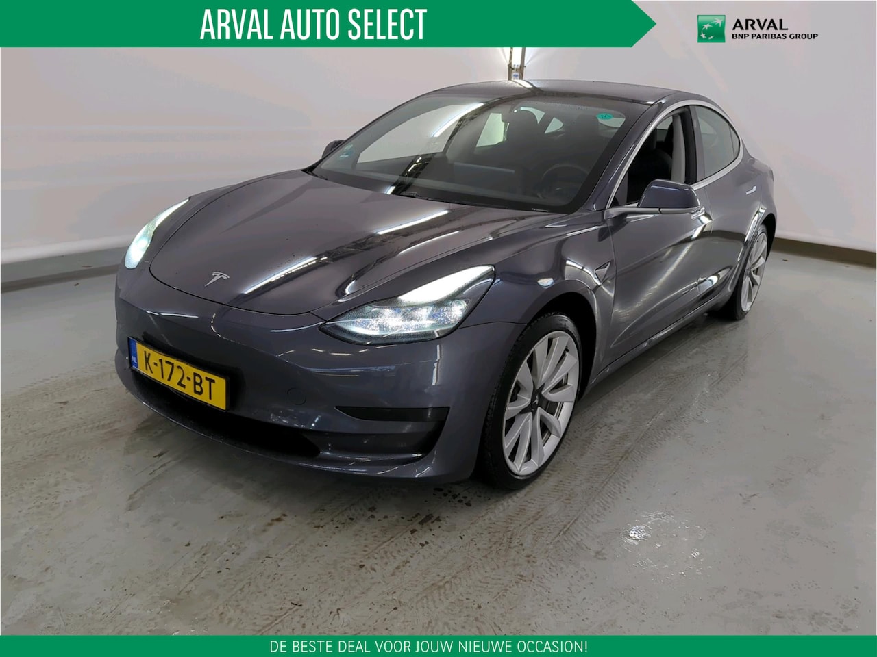 Tesla Model 3 - Standard RWD Plus 60 kWh 238pk | 19" Velgen | Autopilot | Zwart interieur | Midnight Silve - AutoWereld.nl