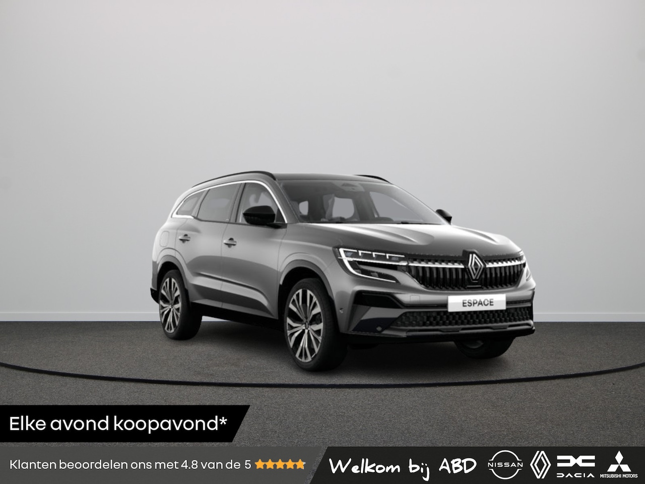 Renault Espace - full hybrid 200 E-Tech Iconic | Achteruitrijcamera | Blind spot warning met lane departure - AutoWereld.nl