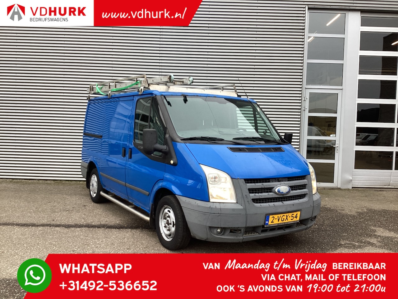 Ford Transit - 2.2 TDCI Cruise/ Airco/ Imperiaal/ Sidebars/ Trekhaak - AutoWereld.nl