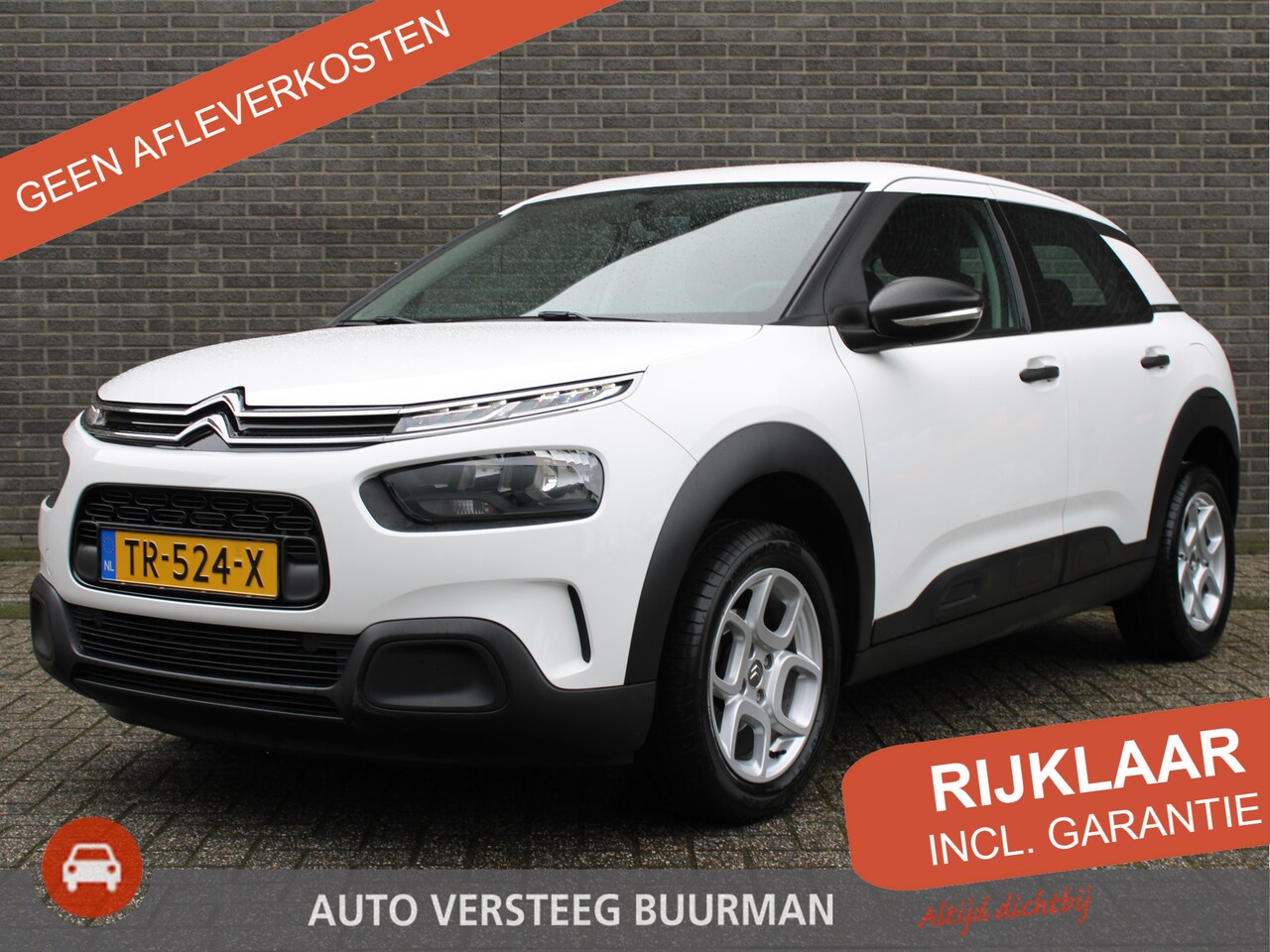 Citroën C4 Cactus - 1.2 PureTech Live Trekhaak, Airco, 16"Inch LM Velgen, Elektr. ramen voor - AutoWereld.nl