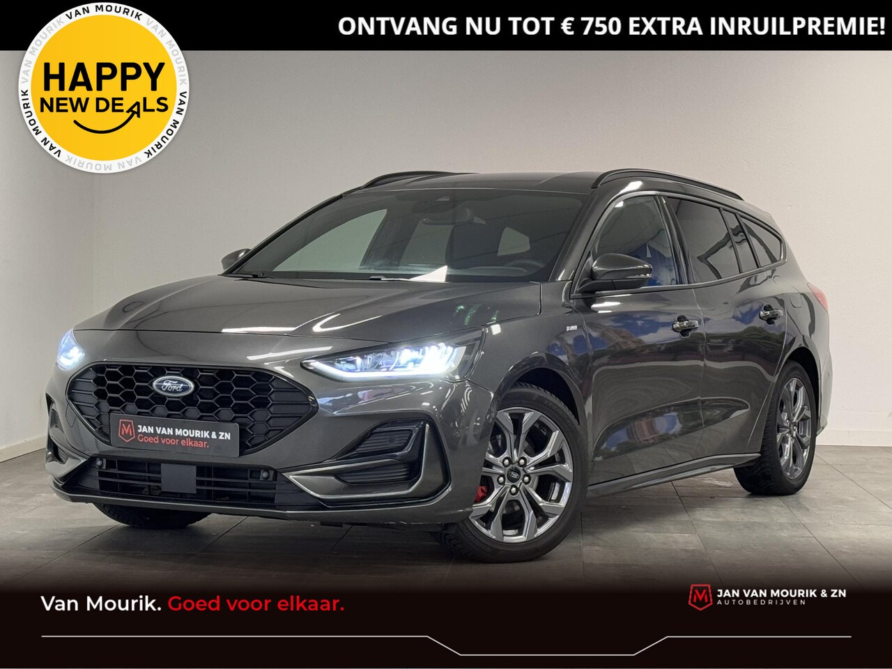 Ford Focus Wagon - 1.0 EcoBoost 125 Hybrid ST Line | Achteruitrijcamera | Stoelverwarming - AutoWereld.nl