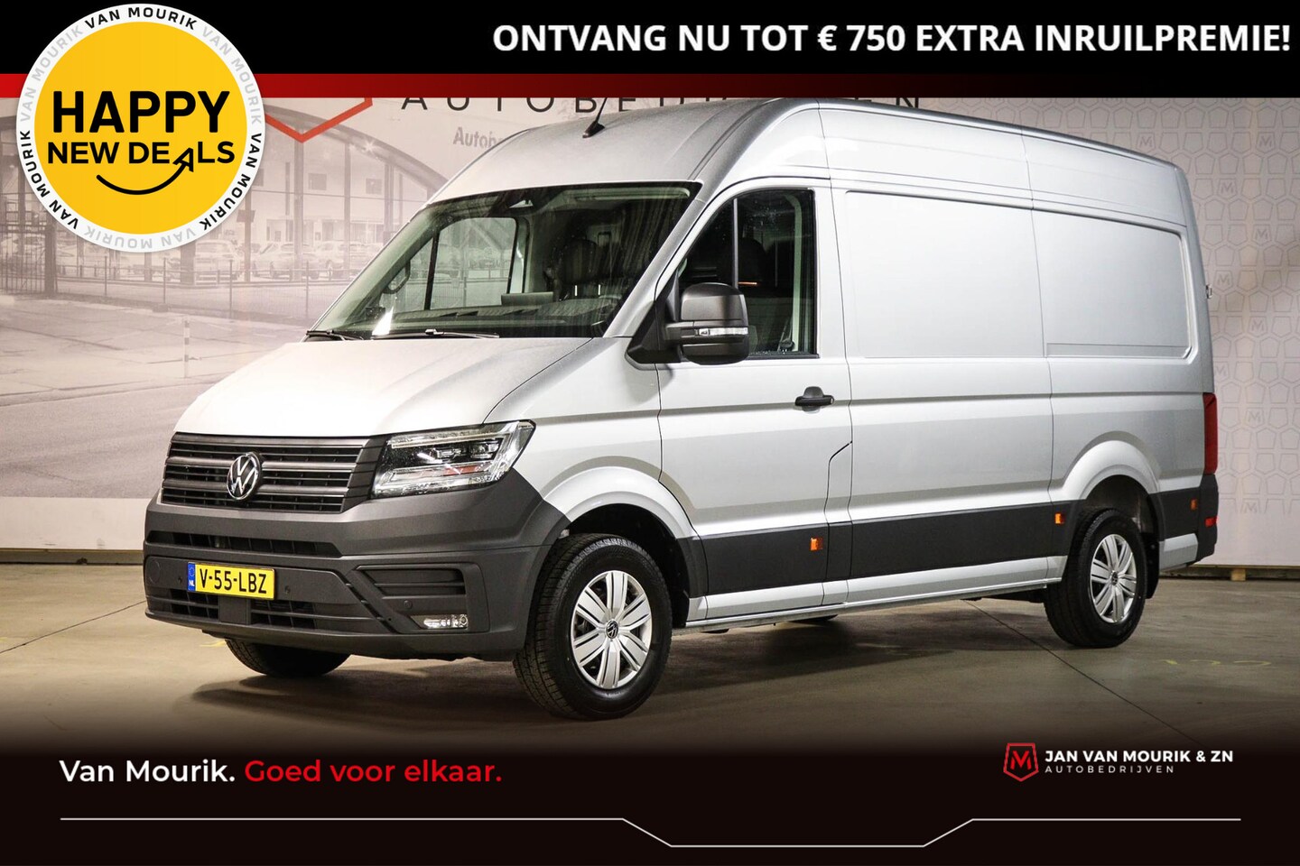 Volkswagen Crafter - 35 2.0 TDI L3H2 Trendline | LED | CLIMA | STUURWIELVERWARMING | NAVI | DAB | APPLE | CAMER - AutoWereld.nl