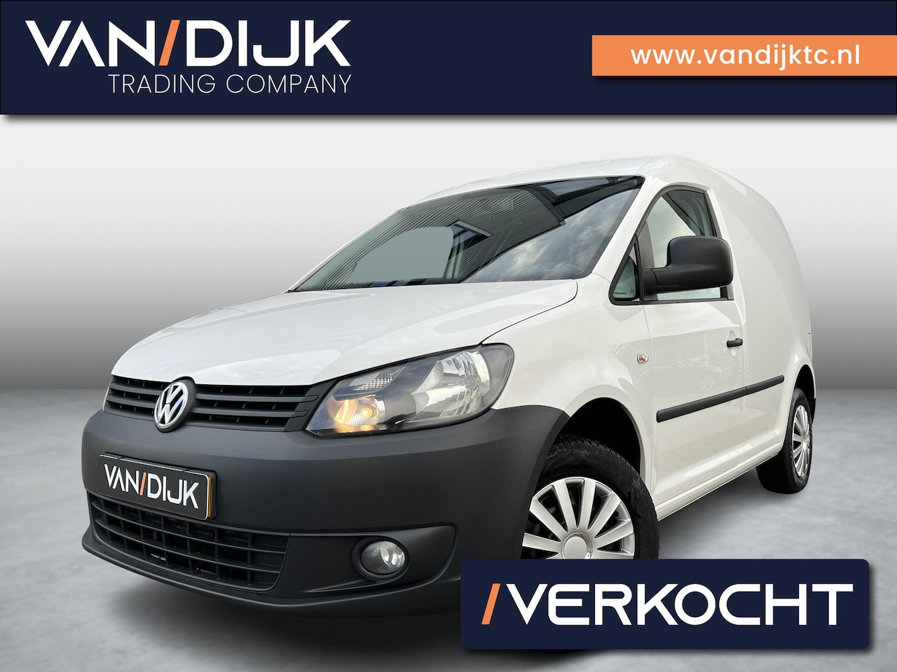 Volkswagen Caddy - 1.6 TDI Trendline ✓Airco ✓Schuifdeur Rechts ✓Elektrisch Pakket ✓Trekhaak ✓Volledig onderho - AutoWereld.nl