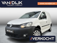 Volkswagen Caddy - 1.6 TDI Trendline ✓Airco ✓Schuifdeur Rechts ✓Elektrisch Pakket ✓Trekhaak ✓Volledig onderho