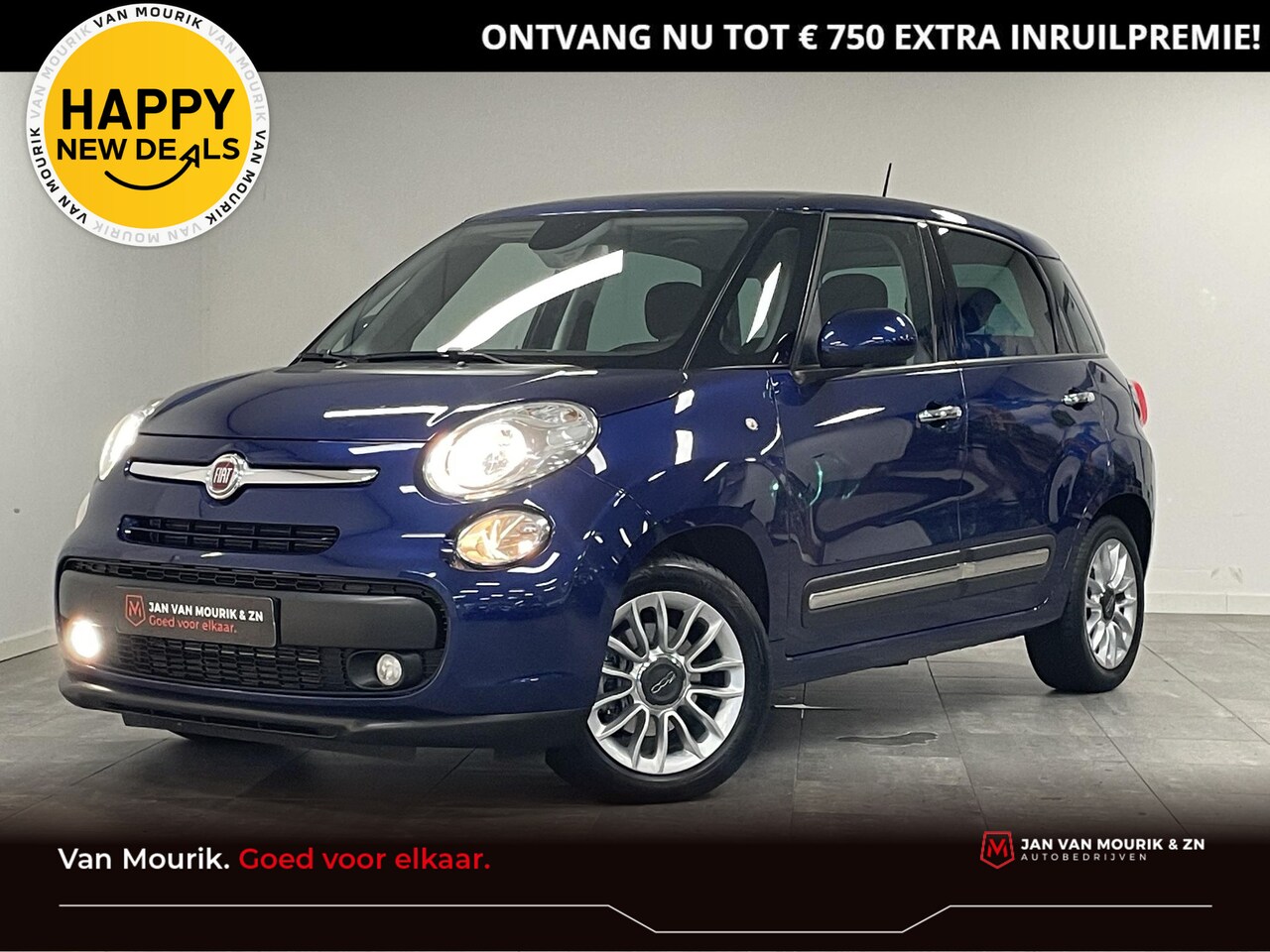 Fiat 500 L - 0.9 TwinAir 105 Lounge | Navigatie | Trekhaak - AutoWereld.nl