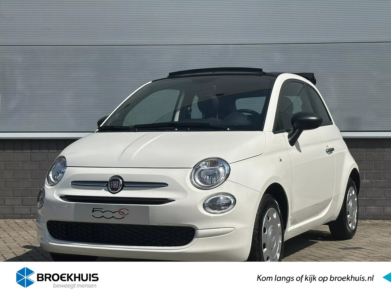 Fiat 500 C - 1.0 70 pk Hybrid Urban | Cabrio | € 3.494,- Voorraad Voordeel | Radio met bluetooth | Elek - AutoWereld.nl