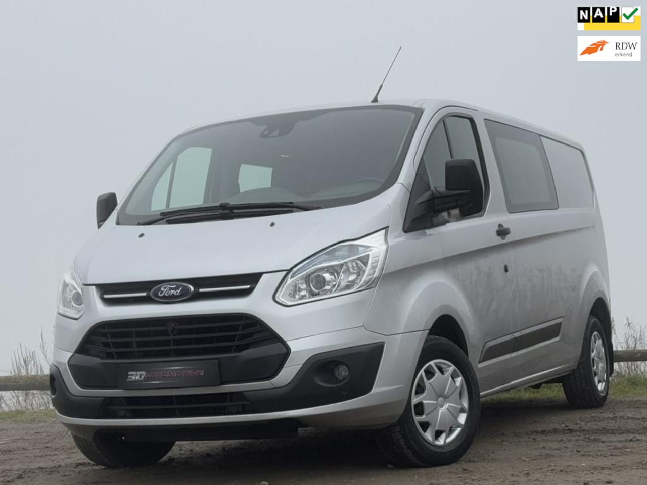 Ford Transit Custom - 290 2.2 TDCI L2H1 DC, cruise control, stoelverw, camera, lane assist - AutoWereld.nl