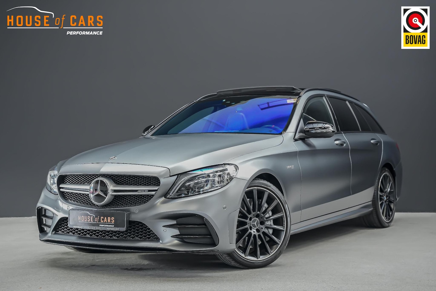 Mercedes-Benz C-klasse Estate - C43 AMG 367pk 4MATIC Premium Plus Pack |panoramadak|Burmester|Apple Carplay|cruise control - AutoWereld.nl