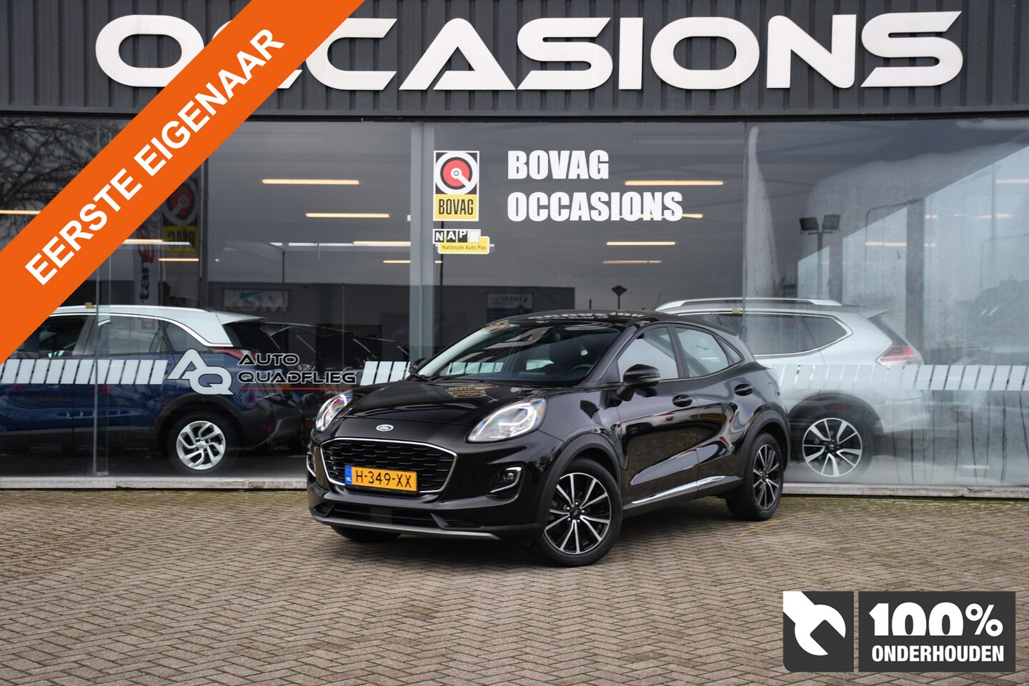 Ford Puma - 1.0 EcoBoost Hybrid Titanium 125 PK/ 1 EIGENAAR - AutoWereld.nl