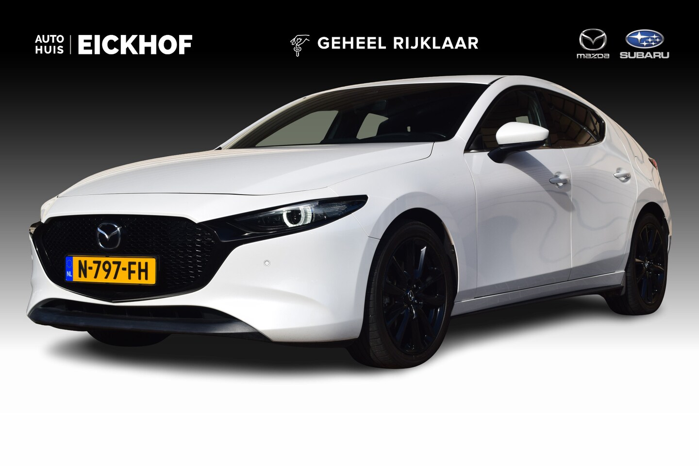 Mazda 3 Sport - 2.0 e-SkyActiv-G M Hybrid 150 Sportive - All season banden - AutoWereld.nl