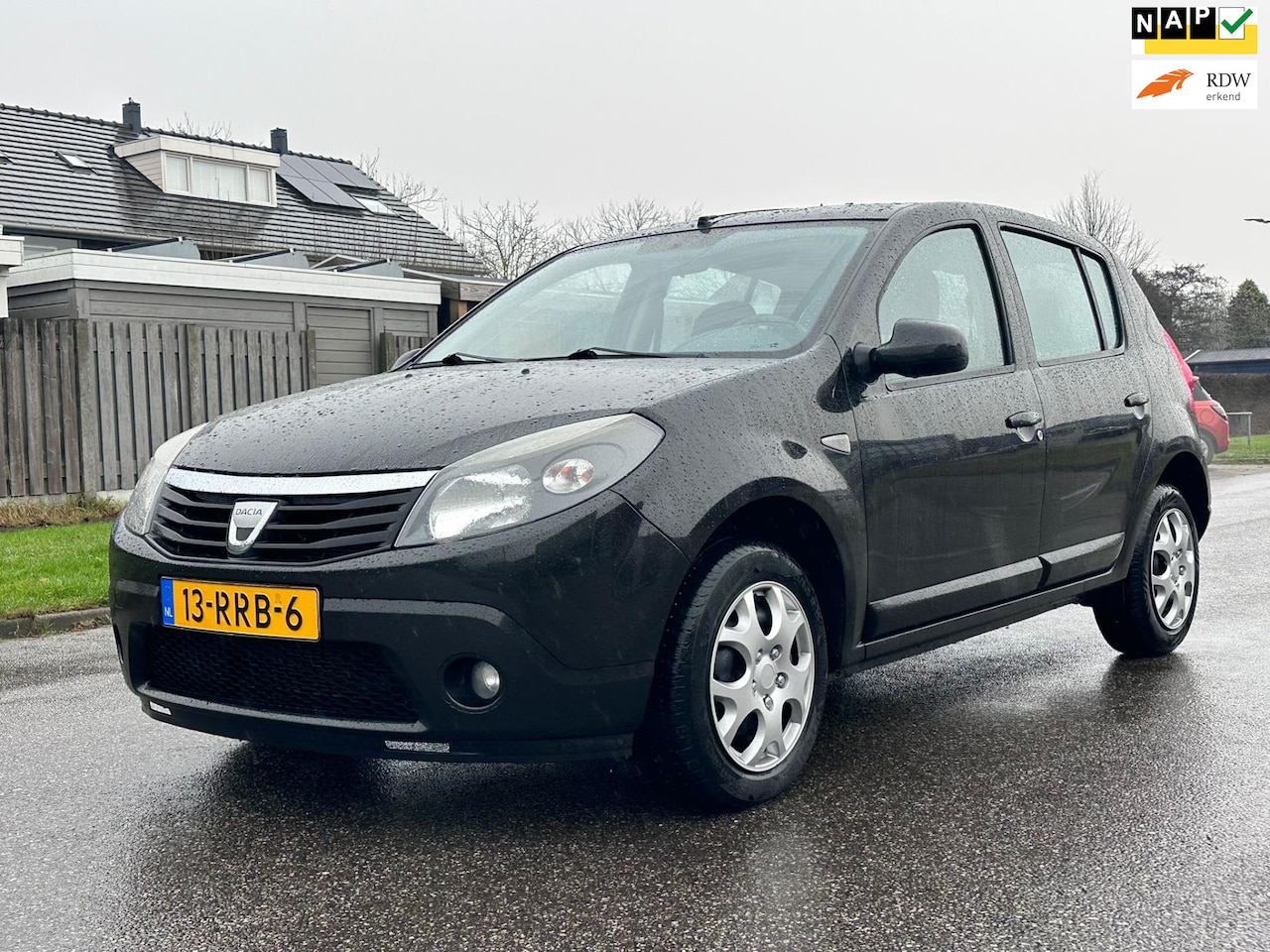 Dacia Sandero - 1.2 Blackline Airco*NAP*Elektrische pakket*Nette auto* - AutoWereld.nl