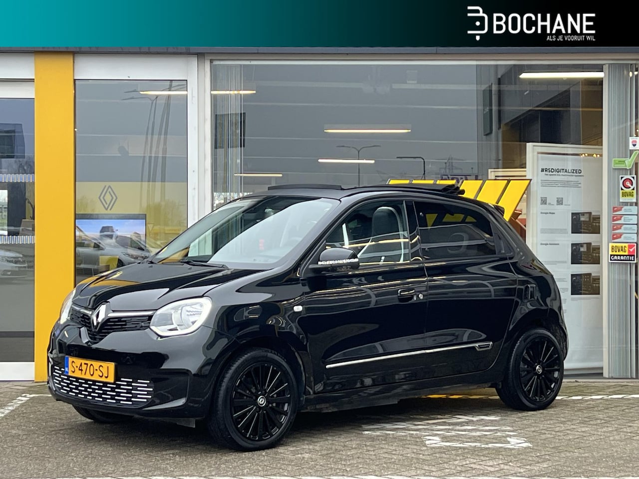 Renault Twingo Z.E. - R80 E-Tech Série Limitée Urban Night 22 kWh | Cabrio top | Draadloze telefoon lader | Stoe - AutoWereld.nl