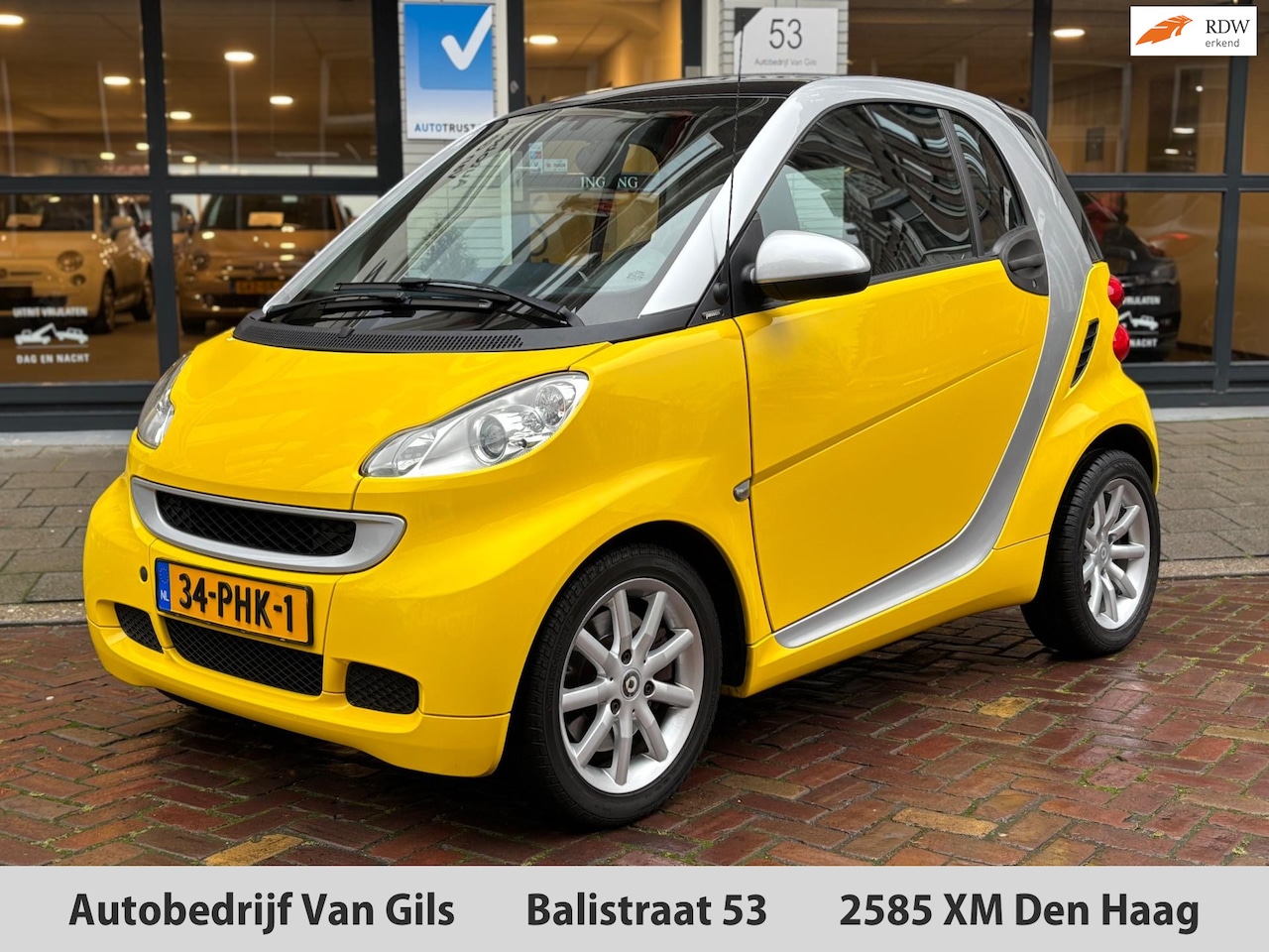 Smart Fortwo coupé - 1.0 mhd Passion | AUTOMAAT| AIRCO | LMV 15 | - AutoWereld.nl